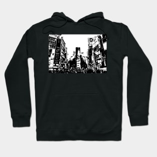 Shibuya 渋谷区 - Tokyo Manga Panel Hoodie